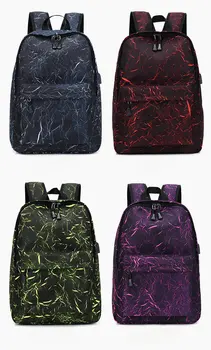 

Fashion Womens Mens Laptop Backpack Charging Via USB Computer Backpack School Bag for Traveling DX8625