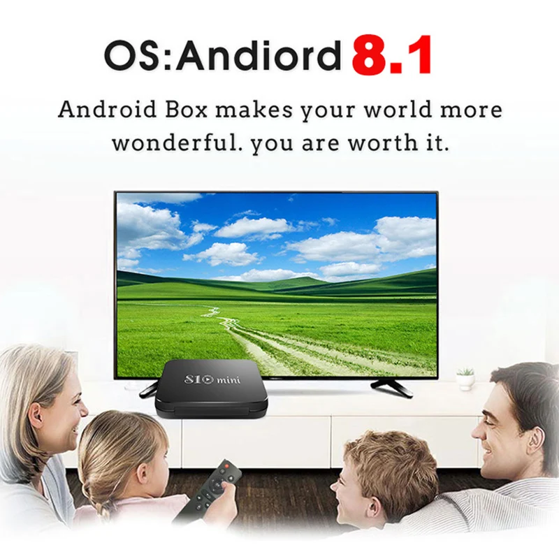 5 шт./лот S10 MINI 2 ГБ 16 Android 8 1 TV BOX Amlogic S905W Smart Media Player 4K OTT PK X96 TX3 MINI|ТВ-приставки и
