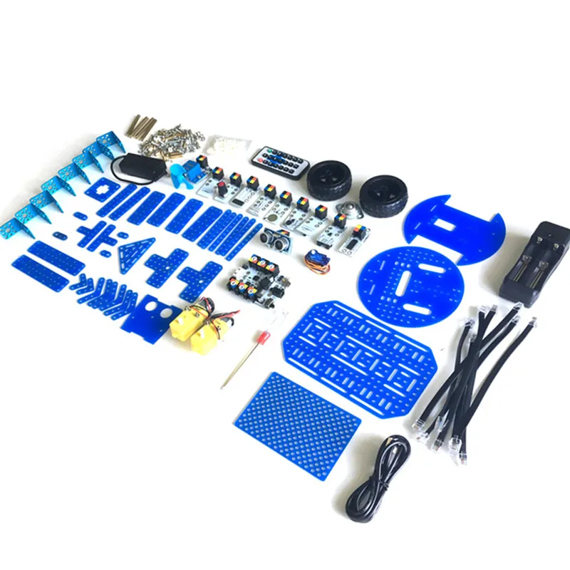 LOBOT Funbot STEAM DIY RC Robot Smart Changable Programmable Remote Control RC Robot Scratch 2.0 Educational Kit Kids Toys