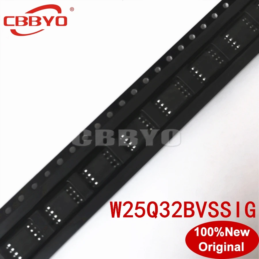 

5pcs 100% New W25Q32BVSSIG W25Q32 W25Q32B 25Q32 W25Q32BVSIG 25Q32BVSIG SOP-8