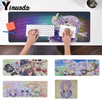 

Yinuoda Non Slip PC Hyperdimension Neptunia Laptop Gaming Mice Mousepad Good quality Locking Edge large Game Mouse Pad anime