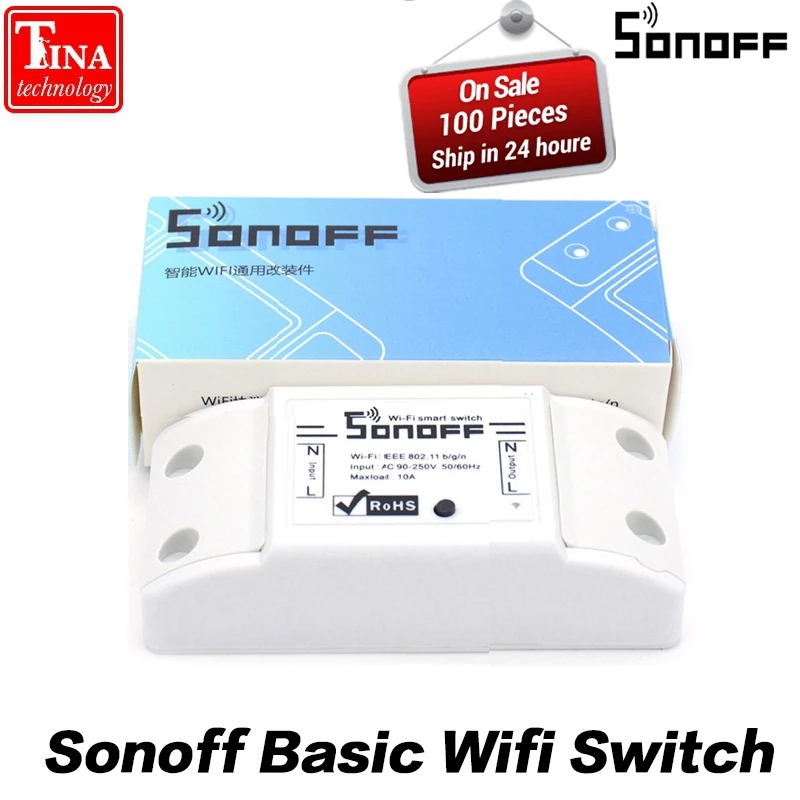 Оригинальный Sonoff основной умный пульт дистанционного управления wifi