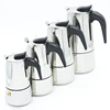 Stainless Steel Moka Coffee Maker Pot Mocha Espresso Latte Stovetop Filter Coffee Pots 100ML 200ML 300ML 400ML Percolator Tools ► Photo 1/6