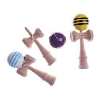 

Japanese Traditional Kids Wooden Kendama Coordinate Ball Skillful Juggling Wood Game Balls Bilboquet Skill Educational Toys Gift