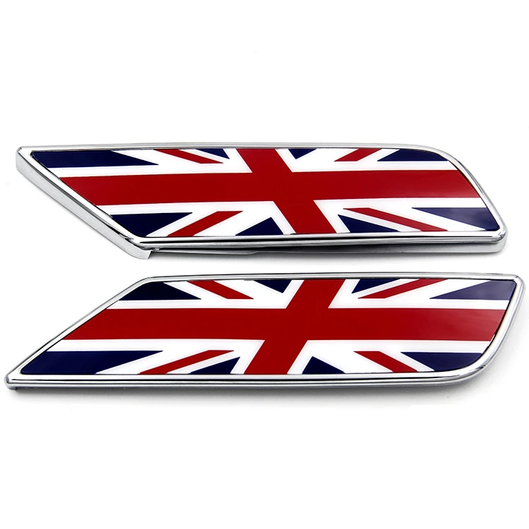 Mini Cooper F54 Side Lamp Cover Union Jack Chrome