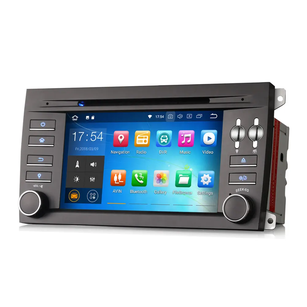 Excellent 7" Quad-Core Android 9.0 Pie OS Car DVD Multimedia Navigation GPS Radio for Porsche Cayenne 2003-2010 with 3G/4G Dongle Support 0
