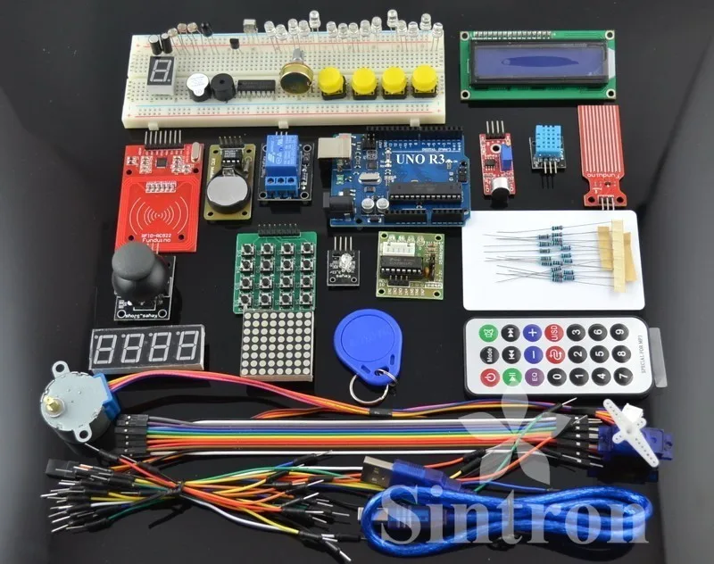 Комплект RFID Master [Sintron] с реле двигателя жк-сервопривод для Arduino AVR Starter | Электроника