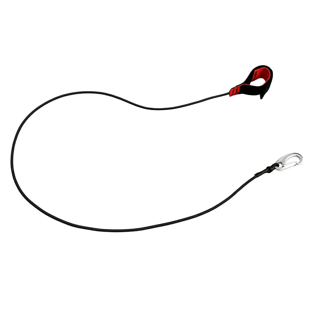 Perfeclan Kayak Canoe SUP Paddle Leash Fishing Rod Safety Lanyard Carabiner Hook Water Sports Kayaking Surfing Rowing Boat