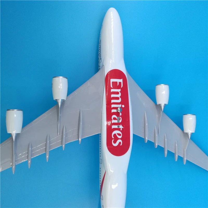 45 см смолы A380 модель самолета Объединенные Арабские Эмираты авиакомпании с