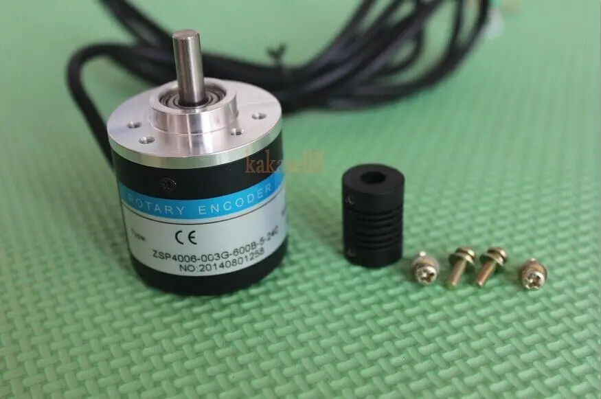 

Encoder 600P/R Incremental Rotary Encoder AB phase encoder 6mm Shaft W coupling free shipping