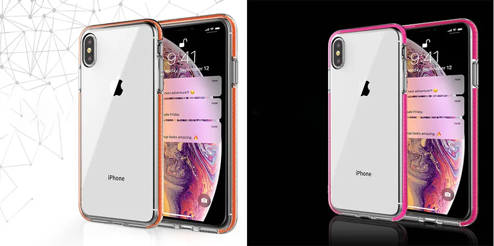 PORTEFEUILLE for iphone 6 6s 6plus case silicone transparent for iphone XS X XR XSMAX 8 7 Plus cases shockproof soft shell cover (1)