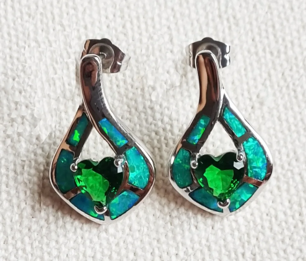 green-fire-opal-earring