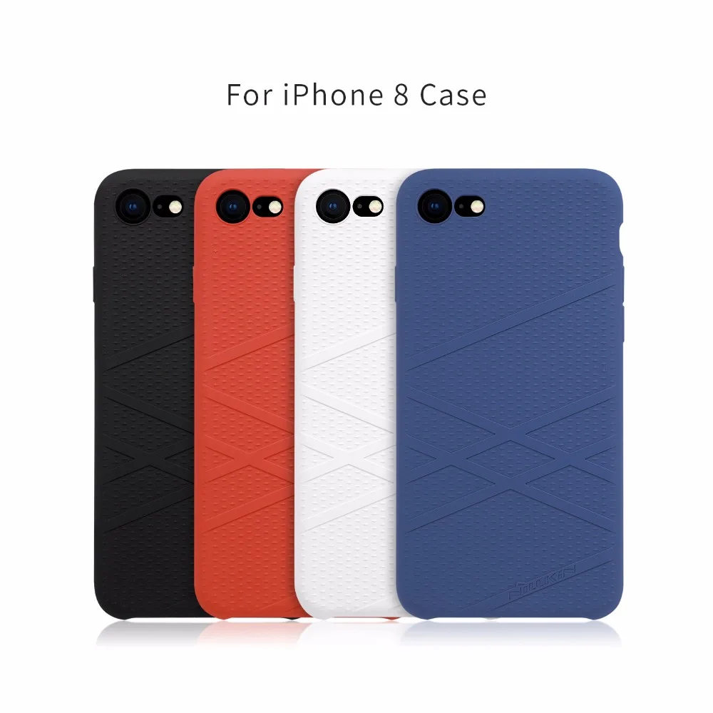 

For iphone 8 case cover Nillkin Liquid thin silicone protective shell Protector cover for iPhone8 silicon case 4.7 inch