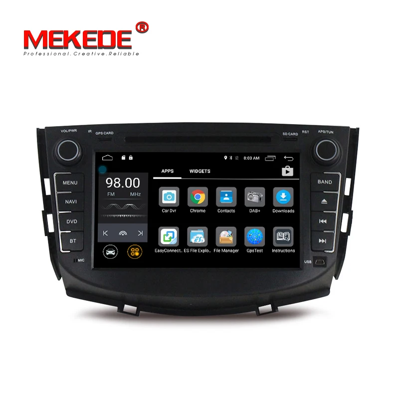 4G LTE 2G ram Android7.1 автомобильный мультимедийный плеер для Lifan X60 dvd gps Навигатор Радио BT