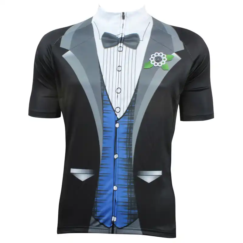 tuxedo bike jersey