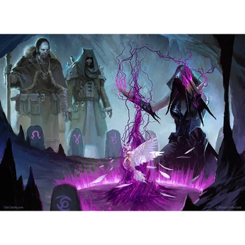 

Magic Curse of Death's Hold Playmat, Magic playmat for Board Game Playmat
