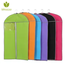 Mrosaa плотный нетканный одежда пылезащитный чехол для костюма влагостойкие организационное хранение сумка мешка для пыли чехол для одежды чехол