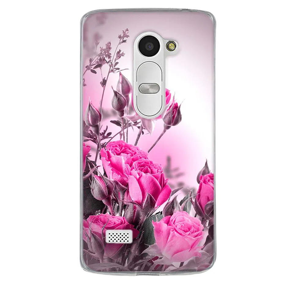 Новый мягкий ТПУ Окрашенные чехол для телефона LG LEON H340N H320 H324 мультфильм Медведь