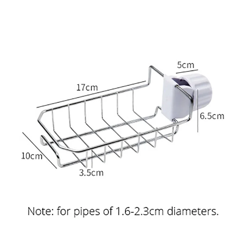 Регулируемый Кухонный слив стойка стальной держатель губки органайзер для хранения мыльница раковина кран сушильная стойка аксессуары для ванной комнаты