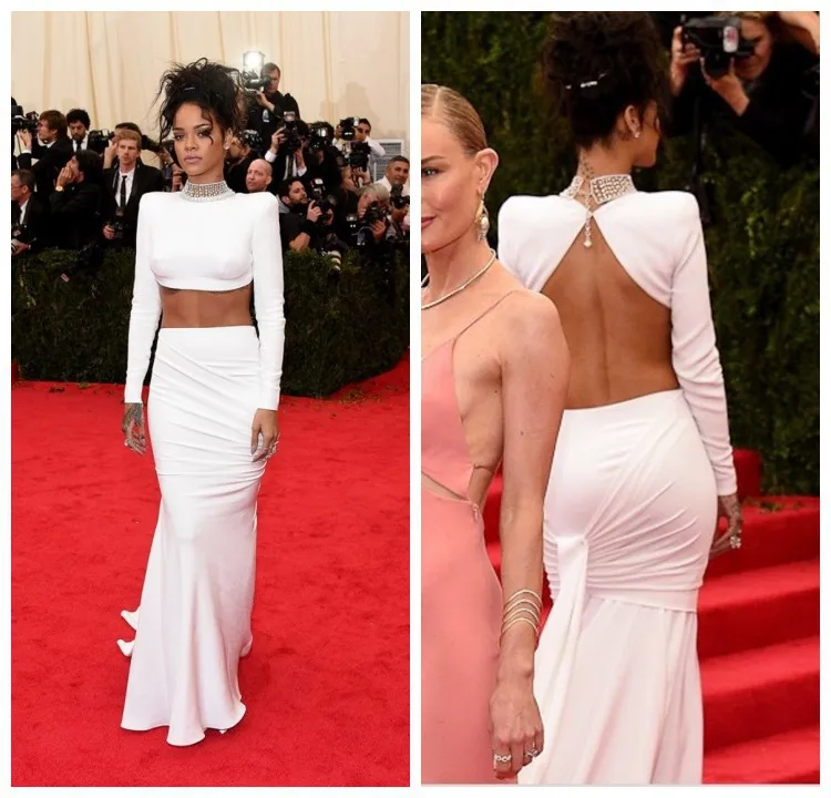 rihanna oscar dress