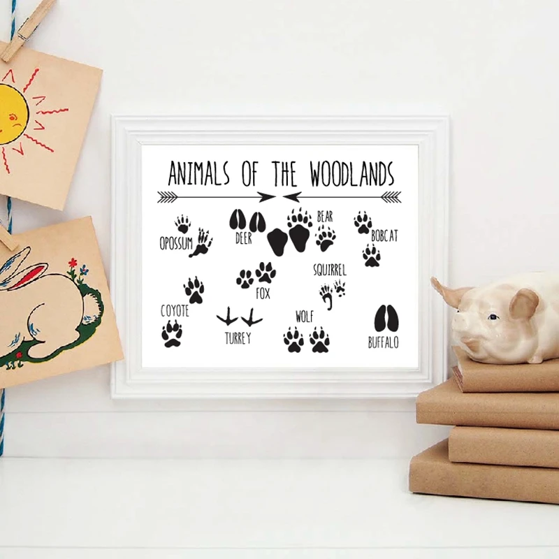 animal paws print