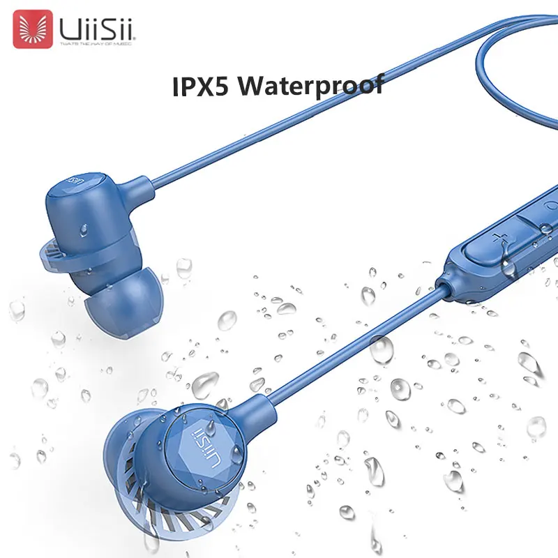 

UiiSii BT118 AI Smart Voice Control Wireless Bluetooth Headset BT5.0 IPX5 Waterproof Sport In-Ear Earphone For Xiaomi Huawei
