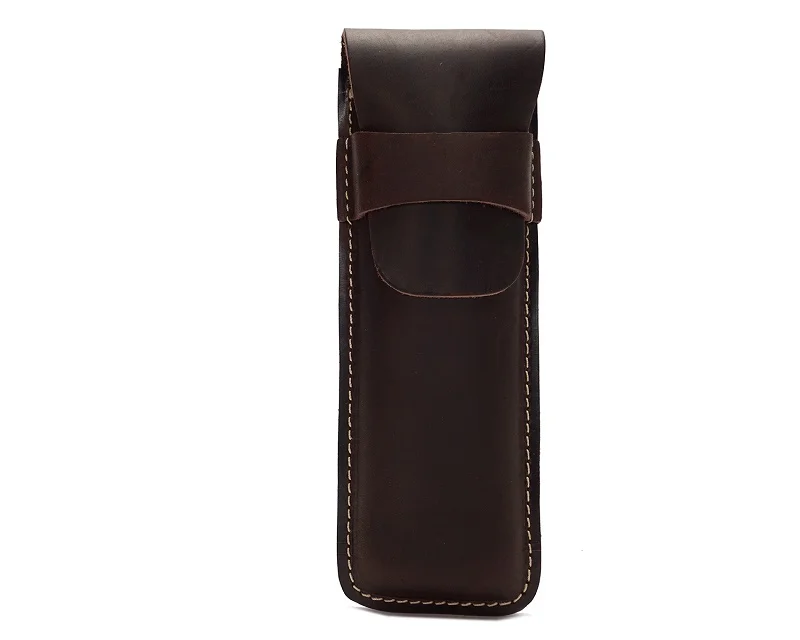 2019 Top Brand Genuine Leather Pen Bag Retro Trend Unisex Leather Pen Bag Vertical Buckle New Style Packing Organizers 2019 Top Brand Genuine Leather Pen Bag Retro Trend Unisex Leather Pen Bag Vertical Buckle New Style Packing Organizers