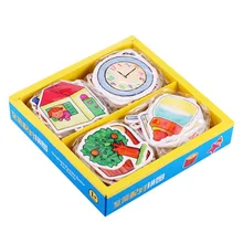 Младенцев и детей От 1 до 3 лет парные Puzzle головоломки раннее образование игрушки детские игрушки 72 пар головоломка для детей Подарки