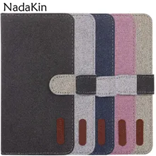 Льняной тканевый флип-чехол для телефона для Xiao mi Red mi 6A Note 6 Pro 7 стильный карман для карт чехол Защита от пыли для mi A2 Lite