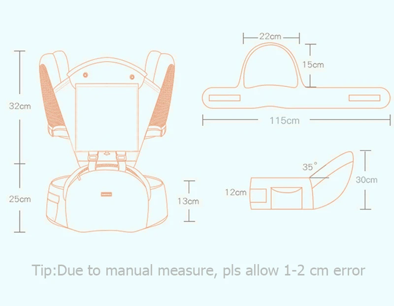 Baby Carriers Multifunction 0-36 Months Breathable Front Facing Infant Comfortable Sling Backpack Pouch Wrap Baby Belt BB3069 (6)