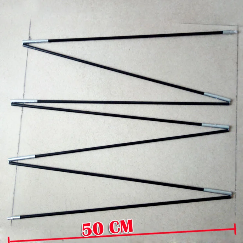 Шар АРКА черная палка, наружная палатка diy детская игровая комната домик для домашних животных, диаметр 7 мм кронштейн для палатки Полюс 50 см* 7 шт сделать 350 см лук