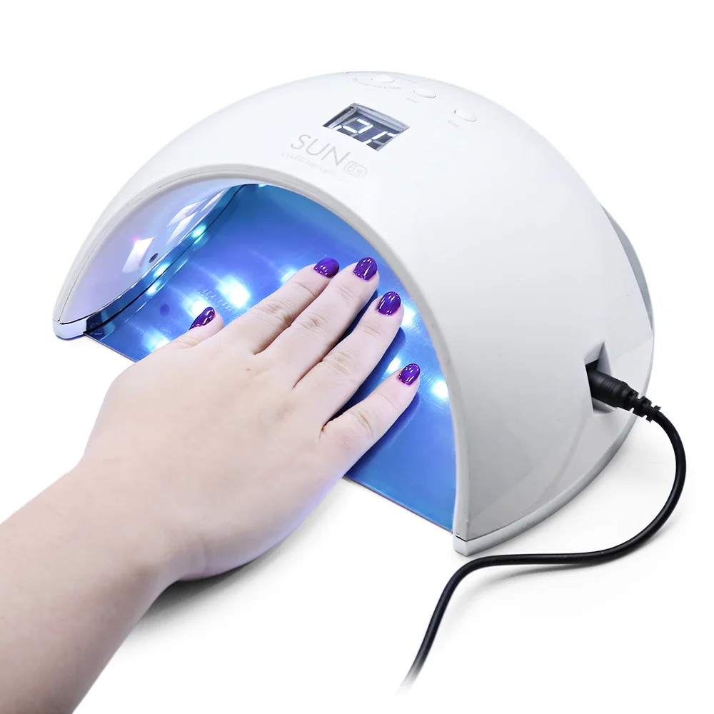 

48W UV LED Smart Curing Lamp Auto Sensor Nail Gel Polish Dryer Eu Plug