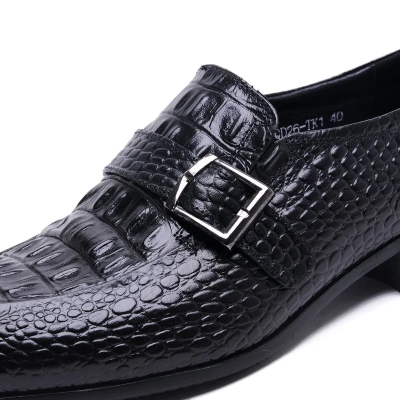 Nuevo Boda 44 Ocio De Hombre Vestido Hebilla Tamaño Fiesta Hombres Zapatos Vaca 37 Relieve Punta 2 Cuero En Deslizamiento 41 La 1 rrq76H