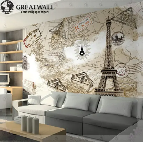 Gran pared 3d mapa de mundo torre eiffel grande murales de papel tapiz para sala de.jpg