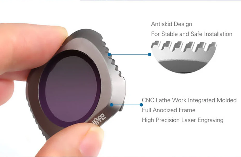 Для Mavic2 Pro фильтр ND4/8/16/32-PL набор УФ-фильтров с нейтральной плотностью с поляризационный фильтр комплект для DJI Mavic Pro/Air 2/Pro Drone Камера Аксессуары для объективов