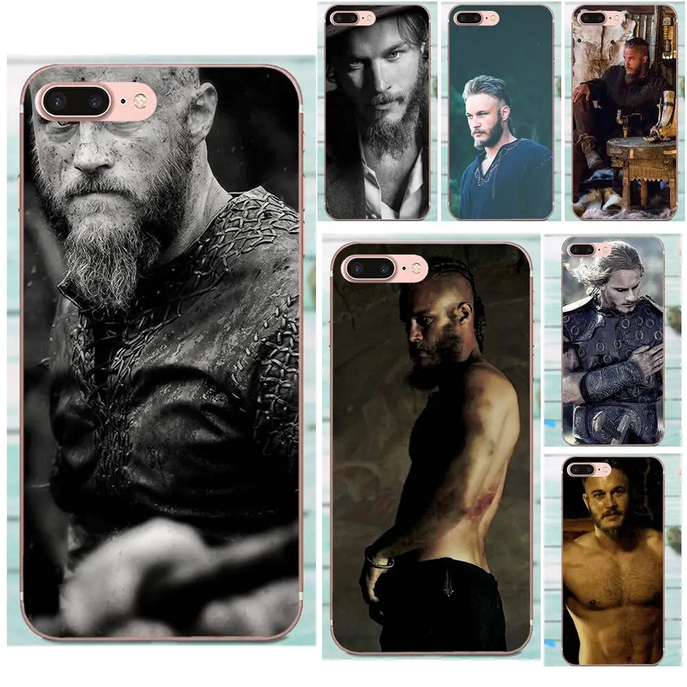 Для Xiaomi Redmi Mi Note 7 8 9 SE Pro Lite Go Play TPU мобильный телефон Ragnar Lothbrok Vikings Fashion | Мобильные