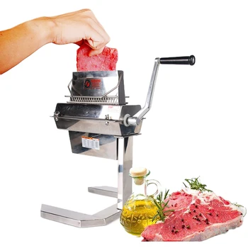 

ITOP Meat Tenderizer Machine Commercial Meat Tenderizer Tool Stainless Steel Poultry Steak Beef Maker Manual Kitchen Cook Tool