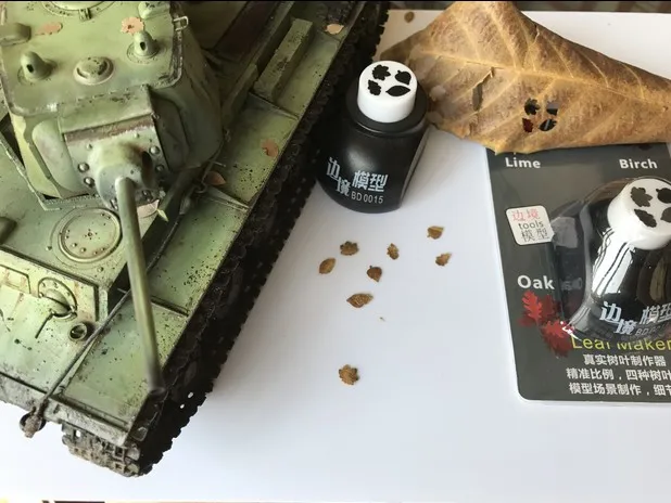 Масштаб 1/35 1/24 масштаб 1/48 военная модель сцена настоящий лист листьев 4 дюйма|model