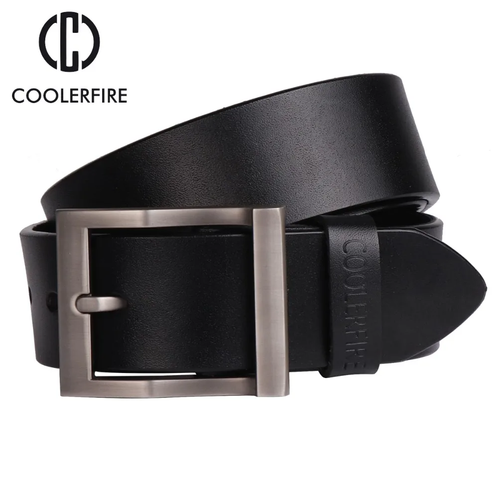 Coolerfire font b men s b font genuine leather font b belt b font designer font