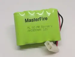 MasterFire 4 упак./лот новый оригинальный 12 В AA 1800 мАч Ni-MH Батарея пакет Перезаряжаемые с вилкой