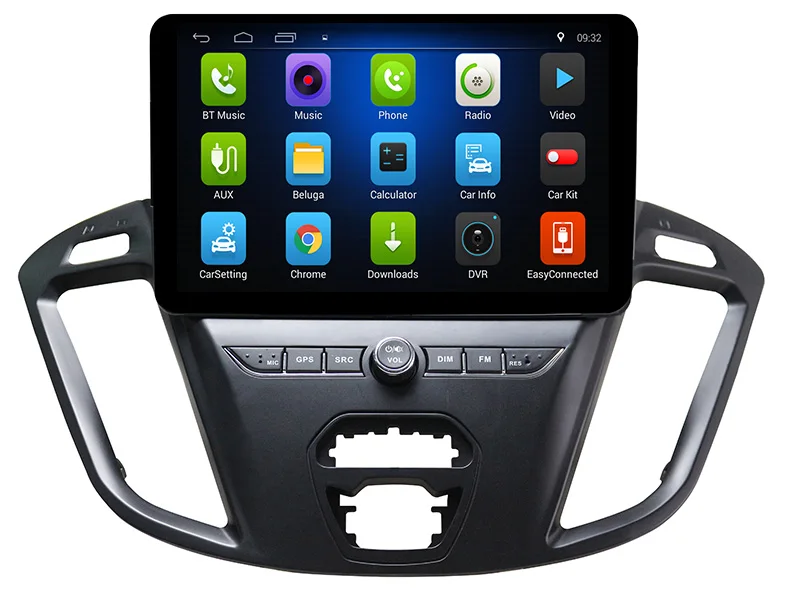 

quad core Android 8.1 Car DVD CD Player For FORD Transit 150/250/350/350HD Tourneo 2013+2019 stereo GPS navigation multimedia