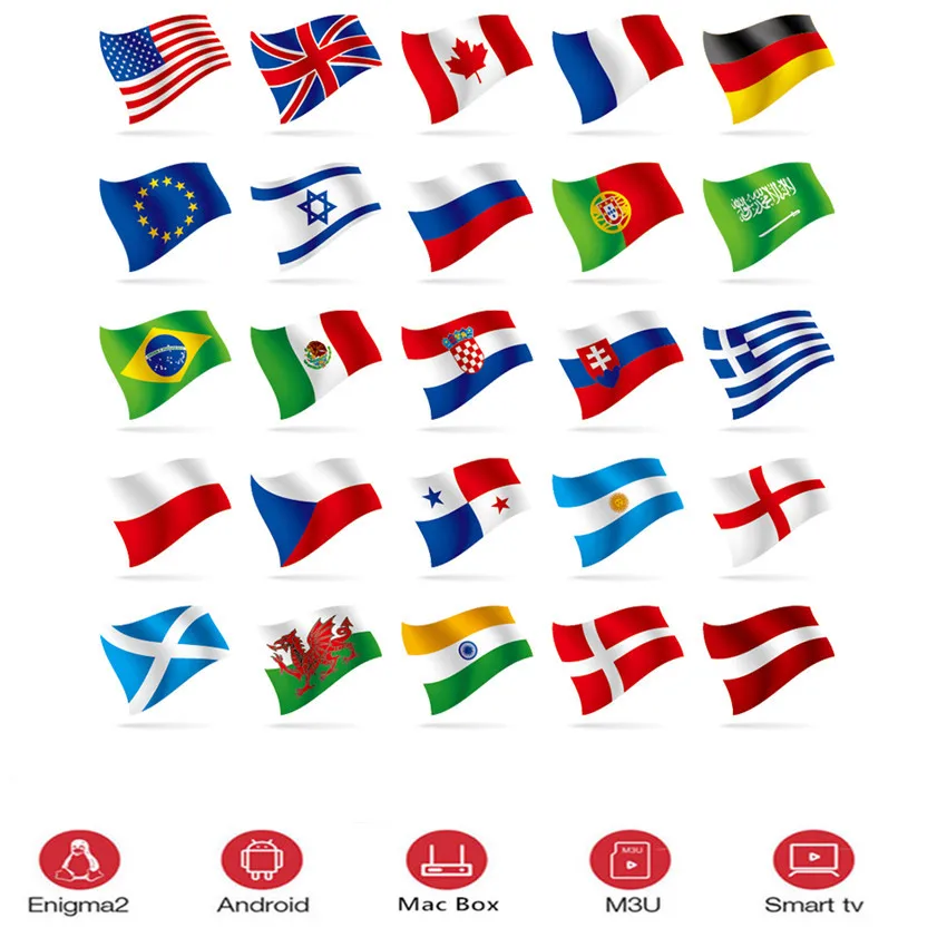 

12 Months Scandinavian IPTV Nordic Sweden Norway Finland Denmark UK USA IPTV Subscription for TVIP MAC M3U Android Smart