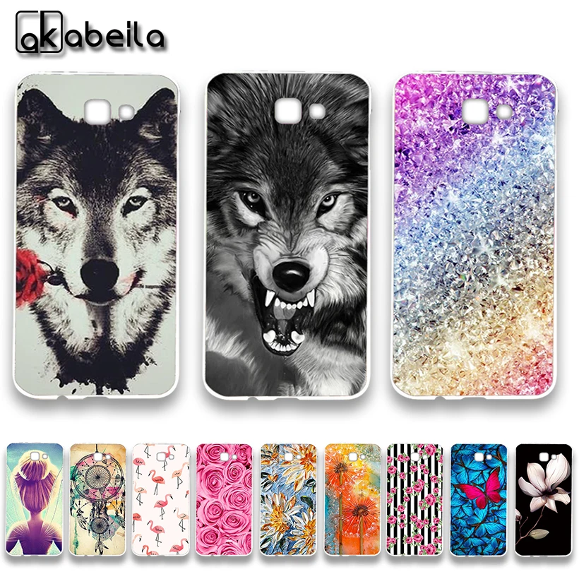 

AKABEILA Soft TPU Phone Cases For Samsung Galaxy J5 Prime On5 2016 G570 G570F/DS G570Y G570M G570F G570F/DS Covers Bags