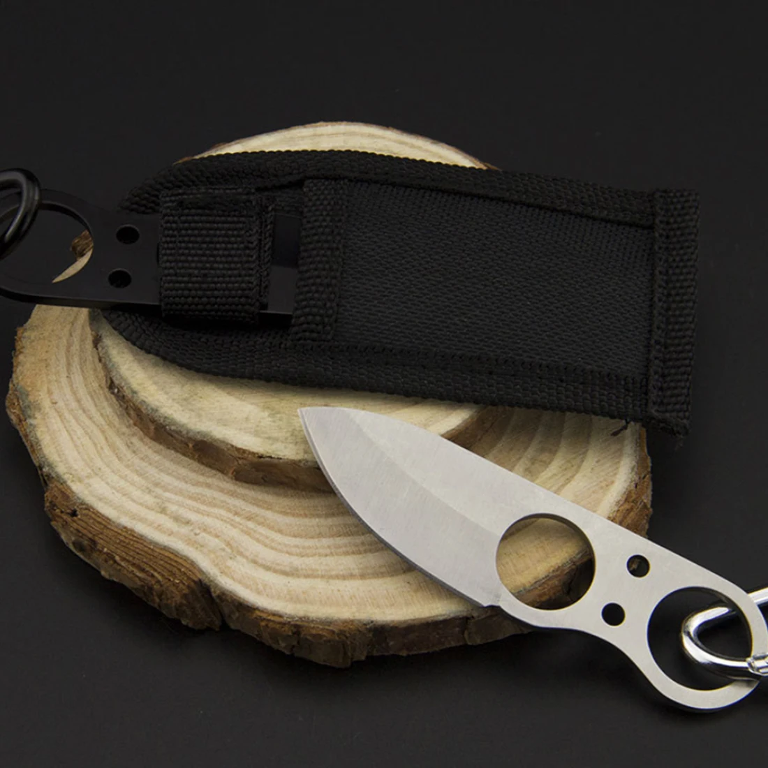 Портативный нож для кемпинга, выживания, мини, многофункциональный нож для самозащиты, с чехлом, мультиинструменты, ручные инструменты
