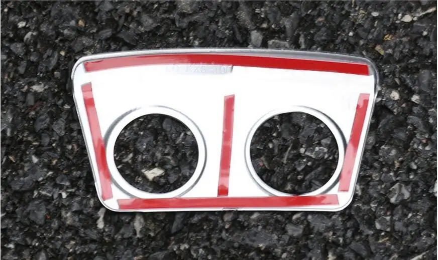 ABS Матовый Аксессуары Для Интерьера Автомобиля Охватывает Прикуривателя USB