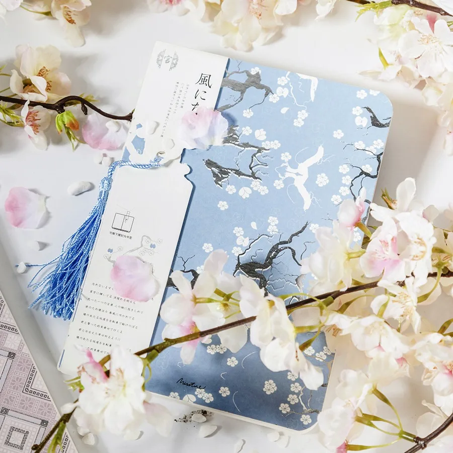 

"Nature Chat" Hard Cover White Blank Papers Beautiful Sketchbook Drawing Notepad Notebook Journal Girls Stationery Gift