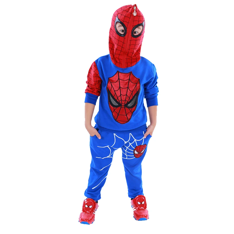 Children’s Clothing Boy,Clothes For Boys ,Spiderman Tracksuits,Boys Clothing Sets,Cotton Hoodies + Pants 2Pcs Suits 022701
