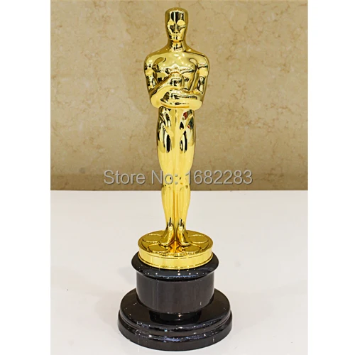 

8.5lbs(official) Academy Oscar Award , Zinc Alloy Oscar Tropohy Awards , 1:1 Gold plated Oscar Award