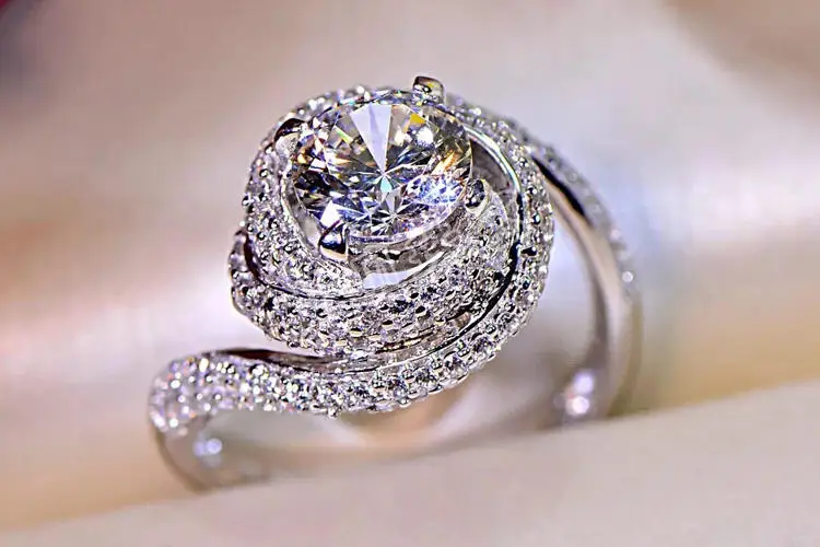 Size 5 10 Top Selling font b Luxury b font font b Jewelry b font 925