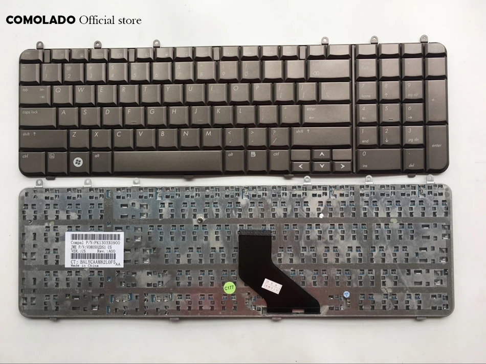 US English Keyboard For HP DV7 DV7T DV7Z DV7-1000 DV7-1100 DV7-1200 DV7-1500 dv7t-1000 keyboard US Layout